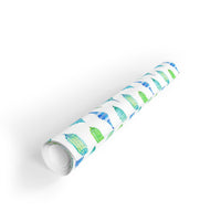 Trinkets & Trimmings Blue and Green Gift Wrap Roll