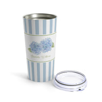 Pale Blue Hydrangea 20oz Tumbler