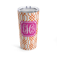 Orange & Pink Designs 20oz Tumbler