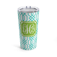 Turquoise & Lime Designs 20oz Tumbler