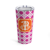 Orange & Pink Designs 20oz Tumbler