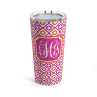 Orange & Pink Designs 20oz Tumbler