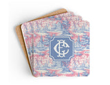 Pink & Blue Winter Chinoiserie Coasters