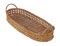 Natural Rattan Oval Tray