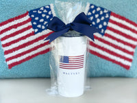 American Flag Personalized 20oz Tumbler