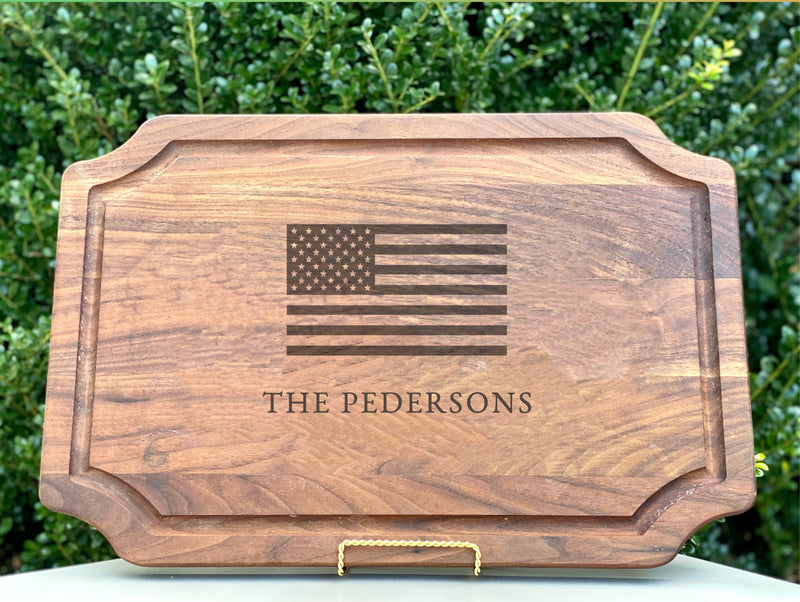 American Flag Wood Cutting Board