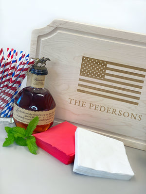 American Flag Wood Cutting Board
