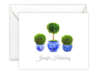 Boxwood Topiary Enclosure Cards