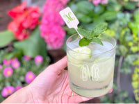 Monogrammed Double Old Fashion Engraved Glasses