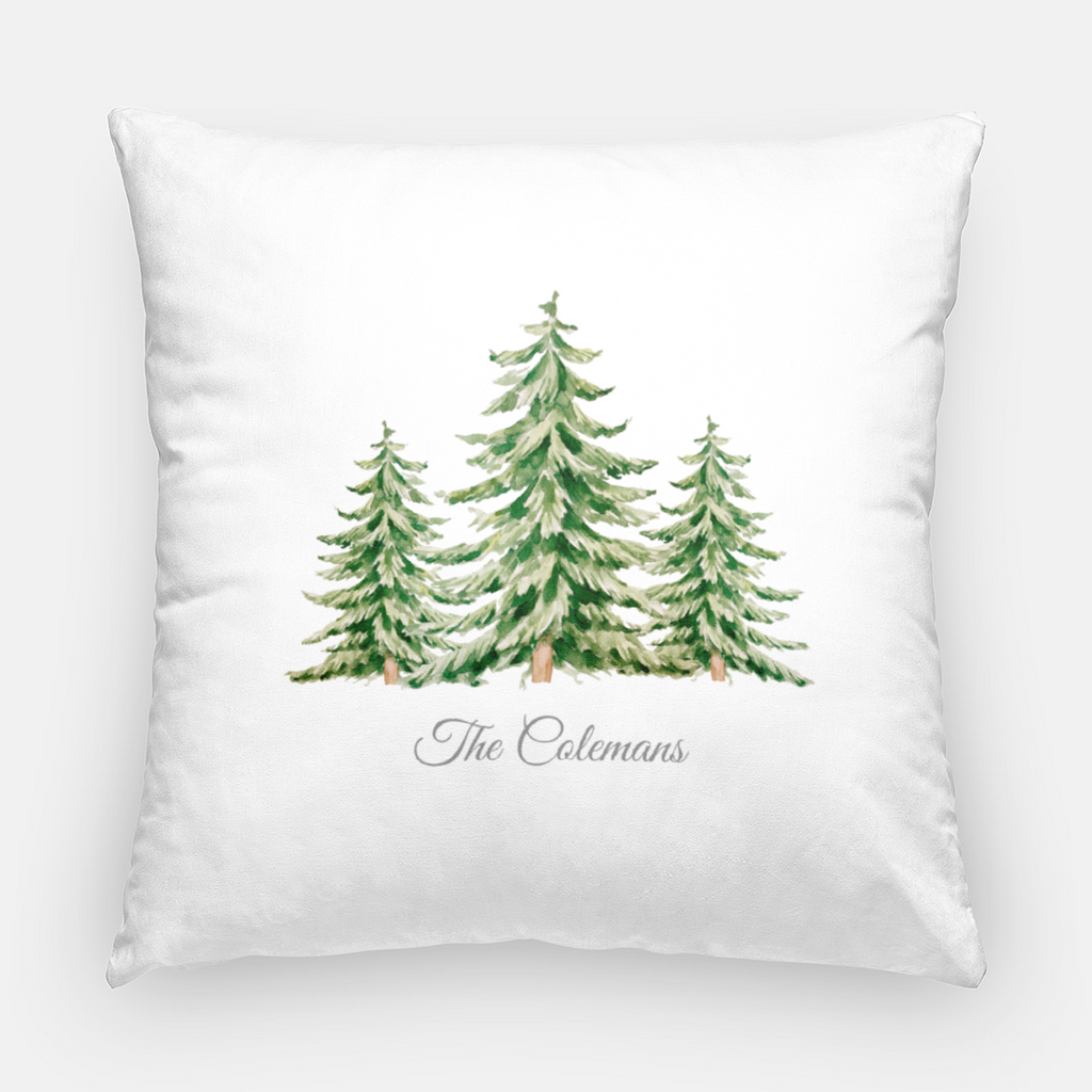 Evergreen Personalized Pillow