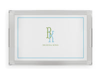Fishtail Classic Acrylic Serving Tray