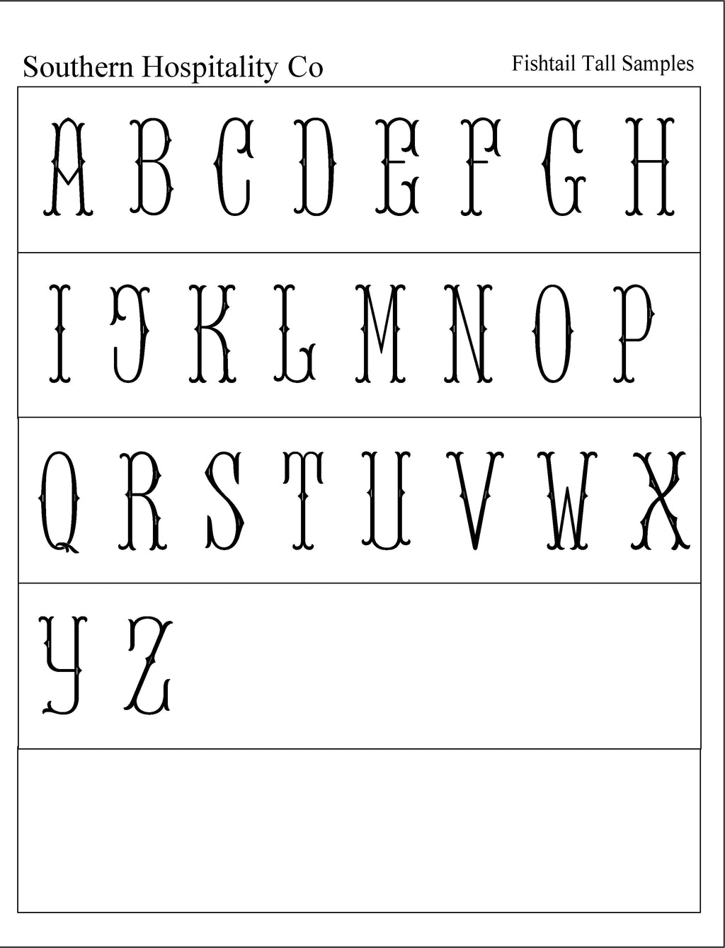 Fishtail Classic Enclosure Cards