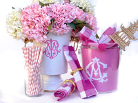 Monogrammed Acrylic Ice Bucket