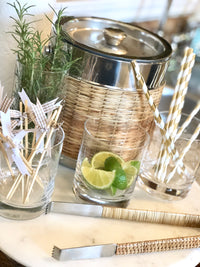 Monogrammed Double Old Fashion Engraved Glasses
