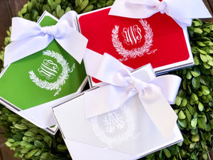 Savannah Wreath Fold-Over Stationery