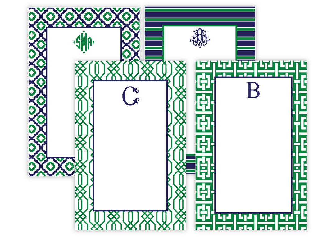 Kelly & Navy Notepads