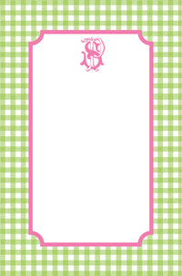 Lime & Carnation Notepads