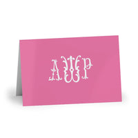 Monogrammed Fold-Over Stationery
