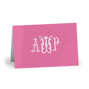 Monogrammed Fold-Over Stationery