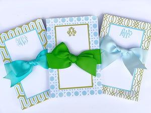Turquoise & Lime Notepads