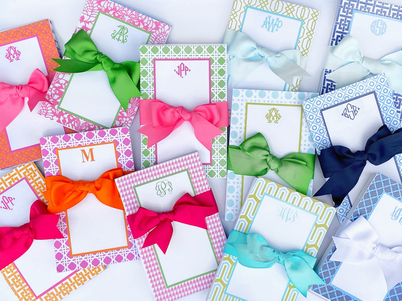 Turquoise & Lime Notepads