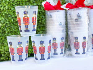 Nutcracker Frosted Cups, Set of 10