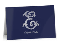 Ornate Chic Fold-Over Stationery