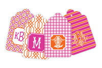 Orange & Pink Gift Tags, Set of 20