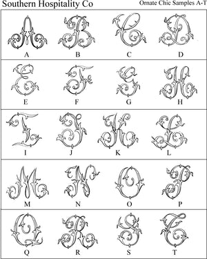 Ornate Chic Fold-Over Stationery