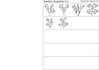 Ornate Chic Fold-Over Stationery