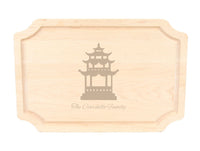 Pagoda Wood Cutting Board