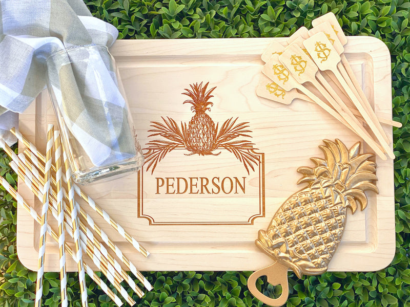Monogrammed Stir Stick Wooden 6"