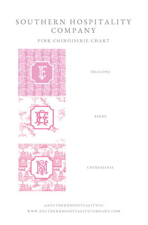 Pink Chinoiserie Gift Tags, Set of 20