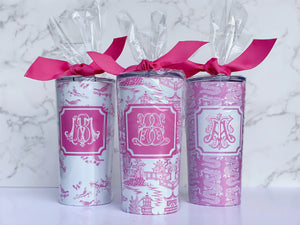 Pink Chinoiserie Designs Personalized 20oz Tumbler