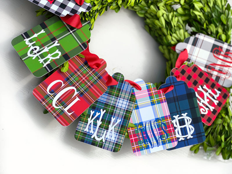 Tartan Plaid Gift Tags