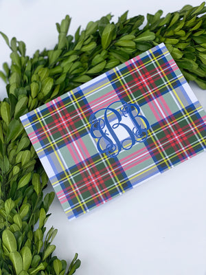 Tartan Plaid Fold-Over Stationery