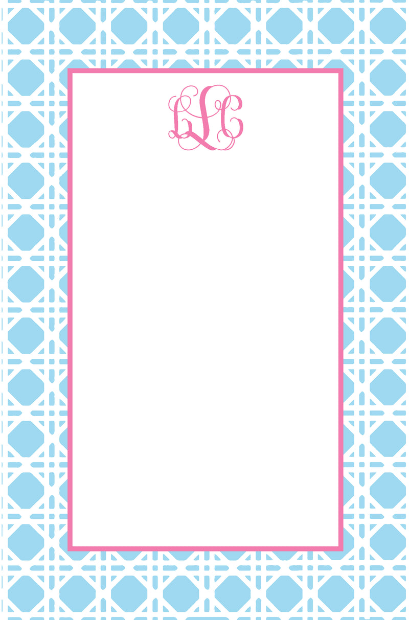 Powder Blue & Carnation Notepads