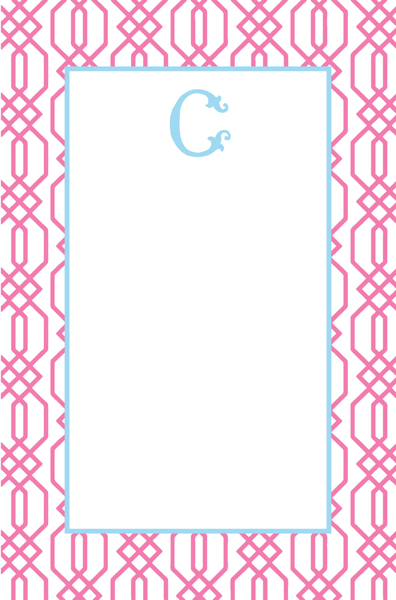Powder Blue & Carnation Notepads