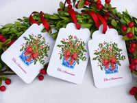 Red Winterberry Gift Tags, Set of 20