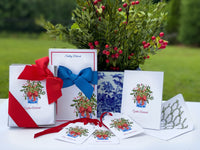 Red Winterberry Fold-Over Stationery