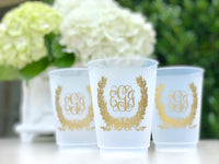Savannah Wreath Frosted Cups, 9oz-24oz