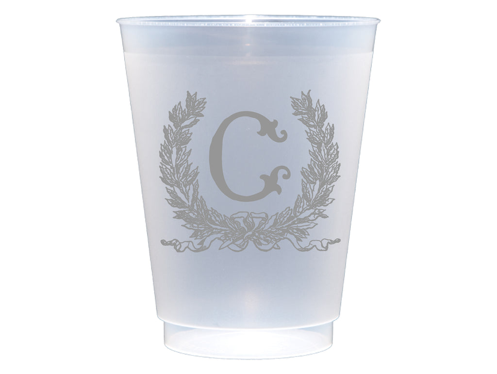 Savannah Wreath Frosted Cups, 9oz-24oz
