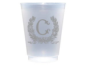 Savannah Wreath Frosted Cups, 9oz-24oz