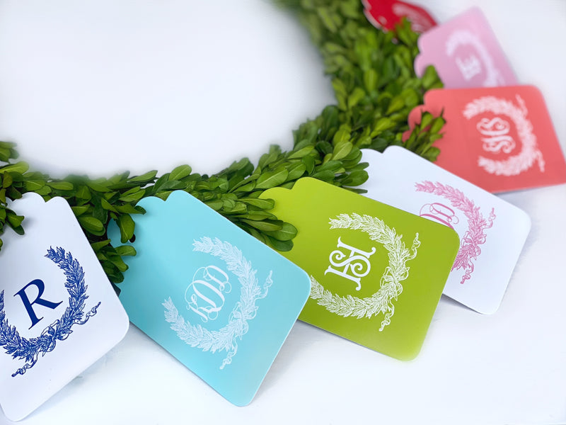 Savannah Wreath Gift Tags, Set of 20