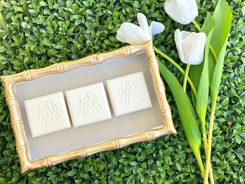 Soap Bars Square Monogrammed