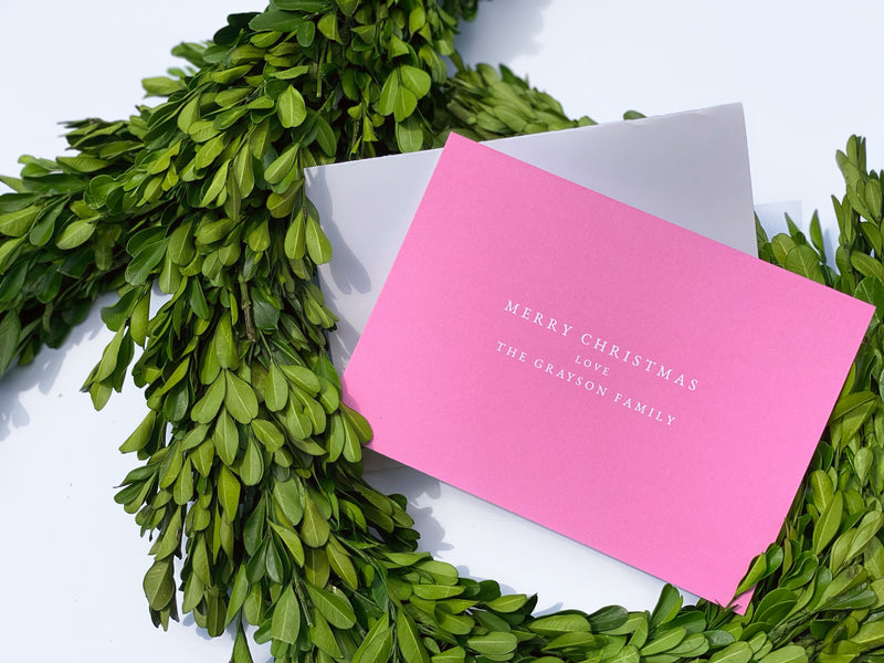 Traditional Fold-Over Stationery