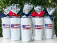 American Flag Personalized 20oz Tumbler