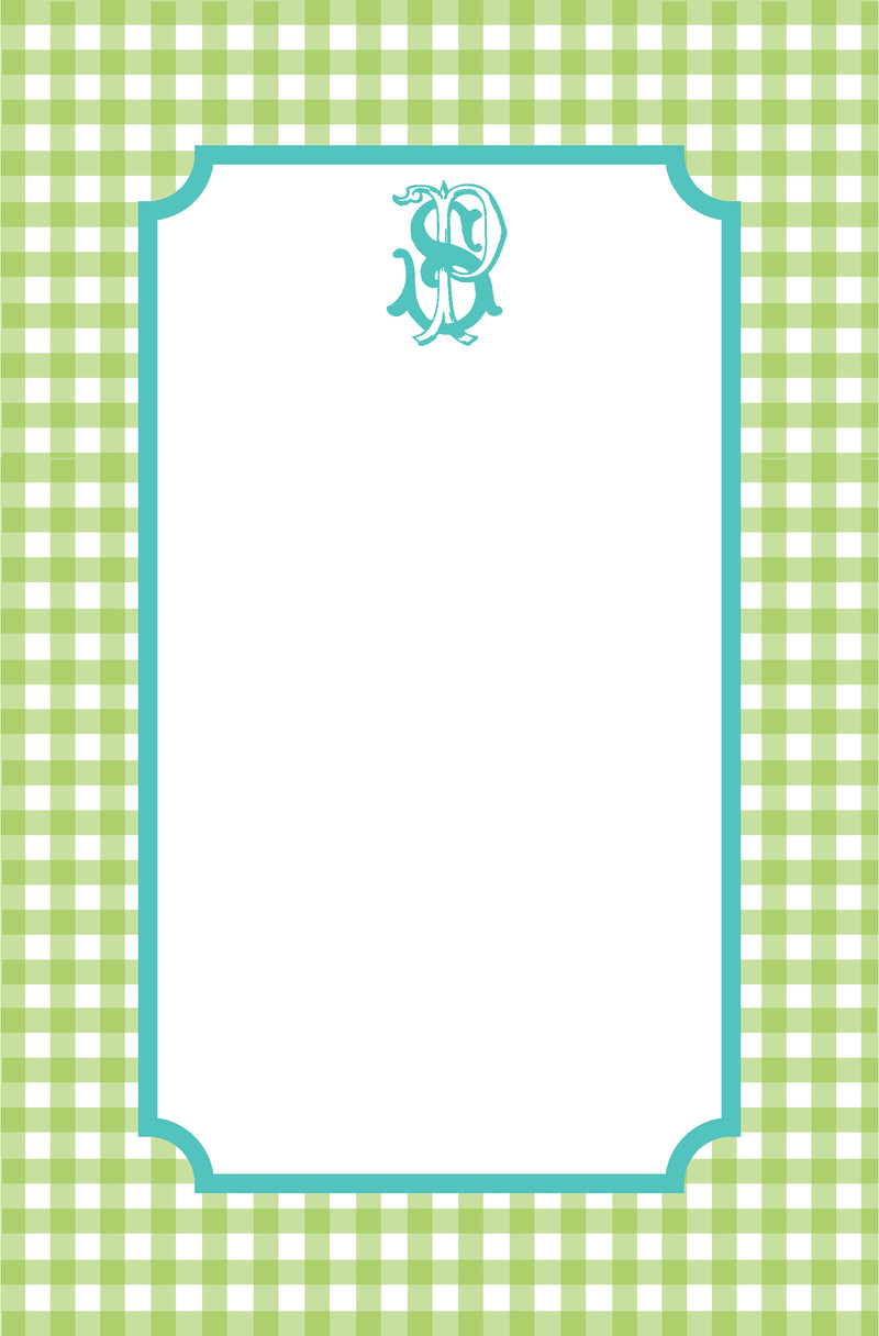Turquoise & Lime Notepads