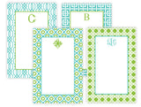 Turquoise & Lime Notepads