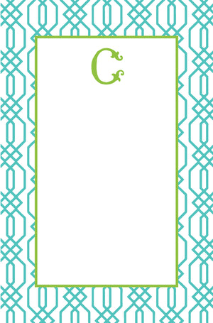Turquoise & Lime Notepads